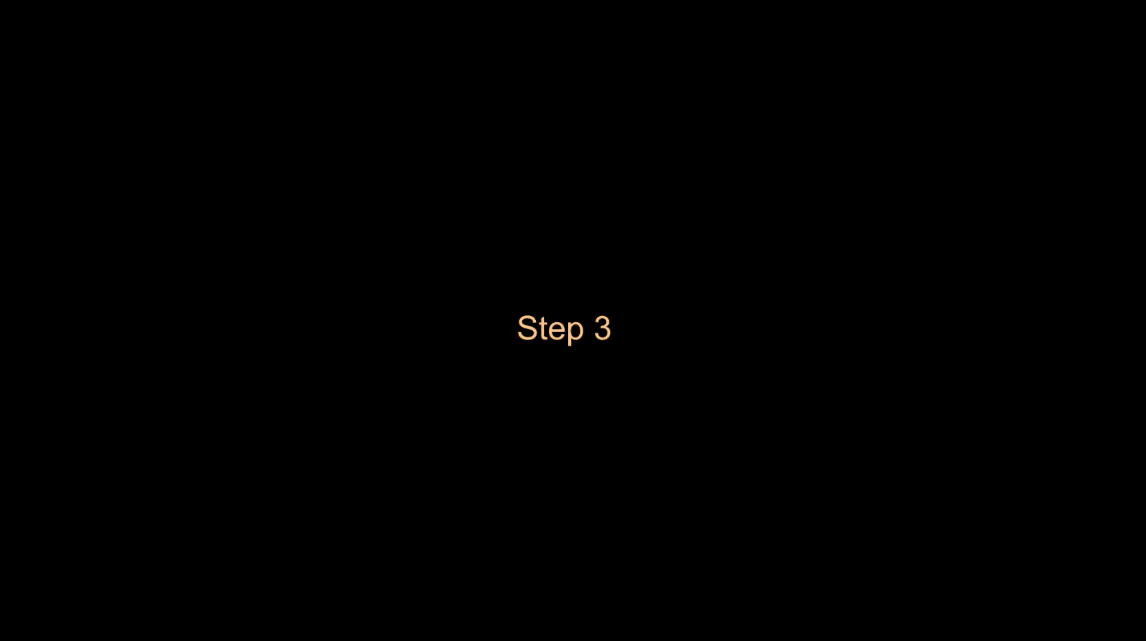 animation showing the steps and icon to copy the query