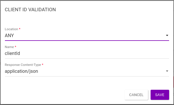 client id validation