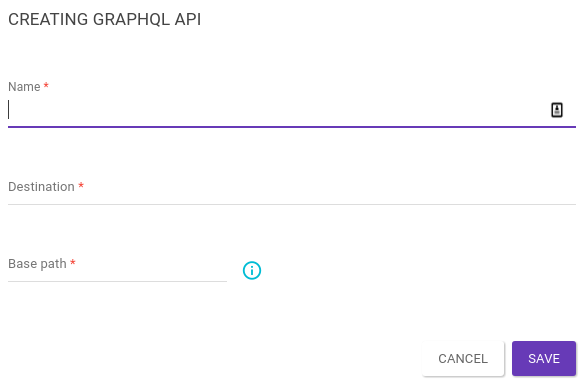 create api graphql