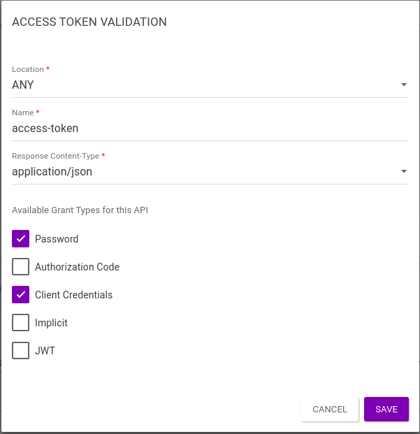 access token validation