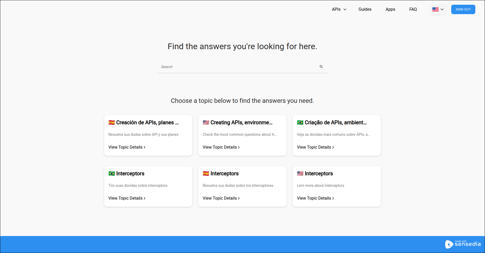 developer portal faq en
