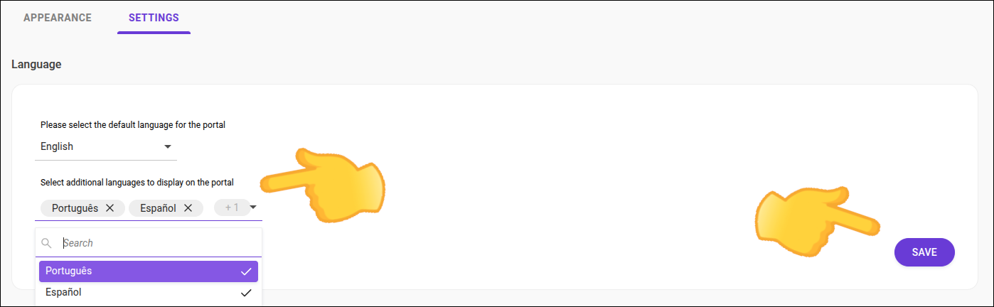 Defining Additional Languages