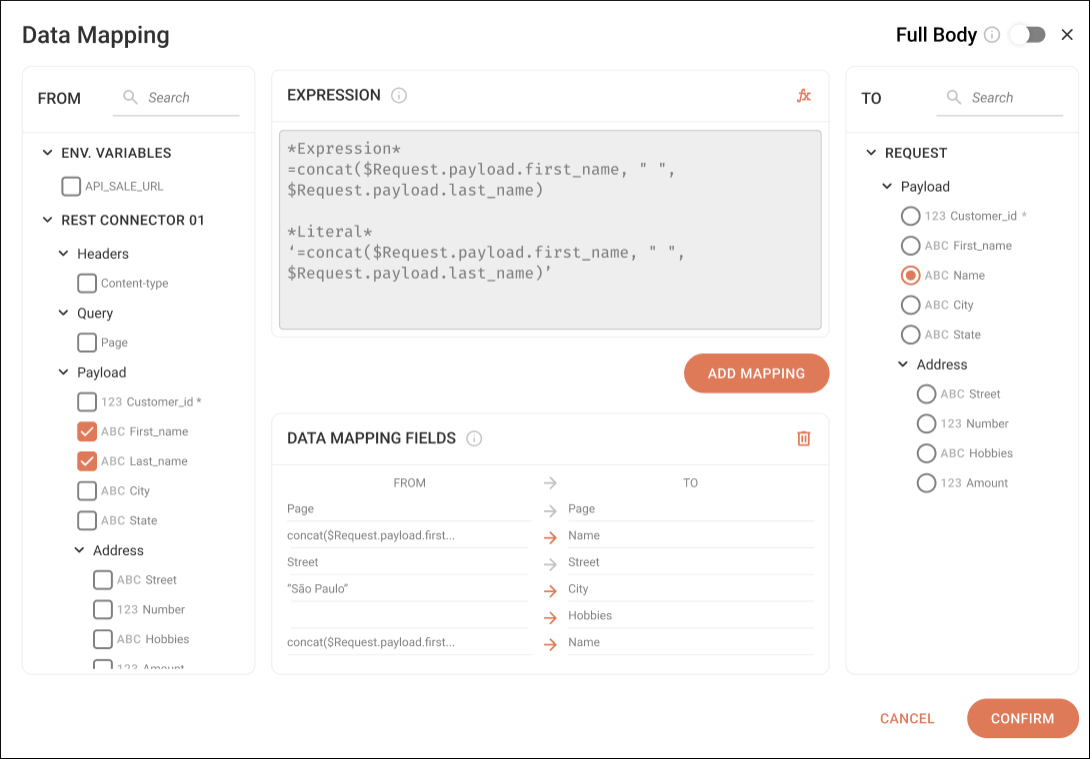 dataMapping