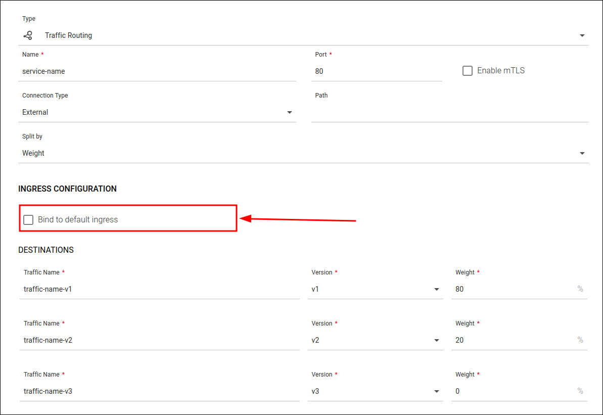 nginx traffic routing