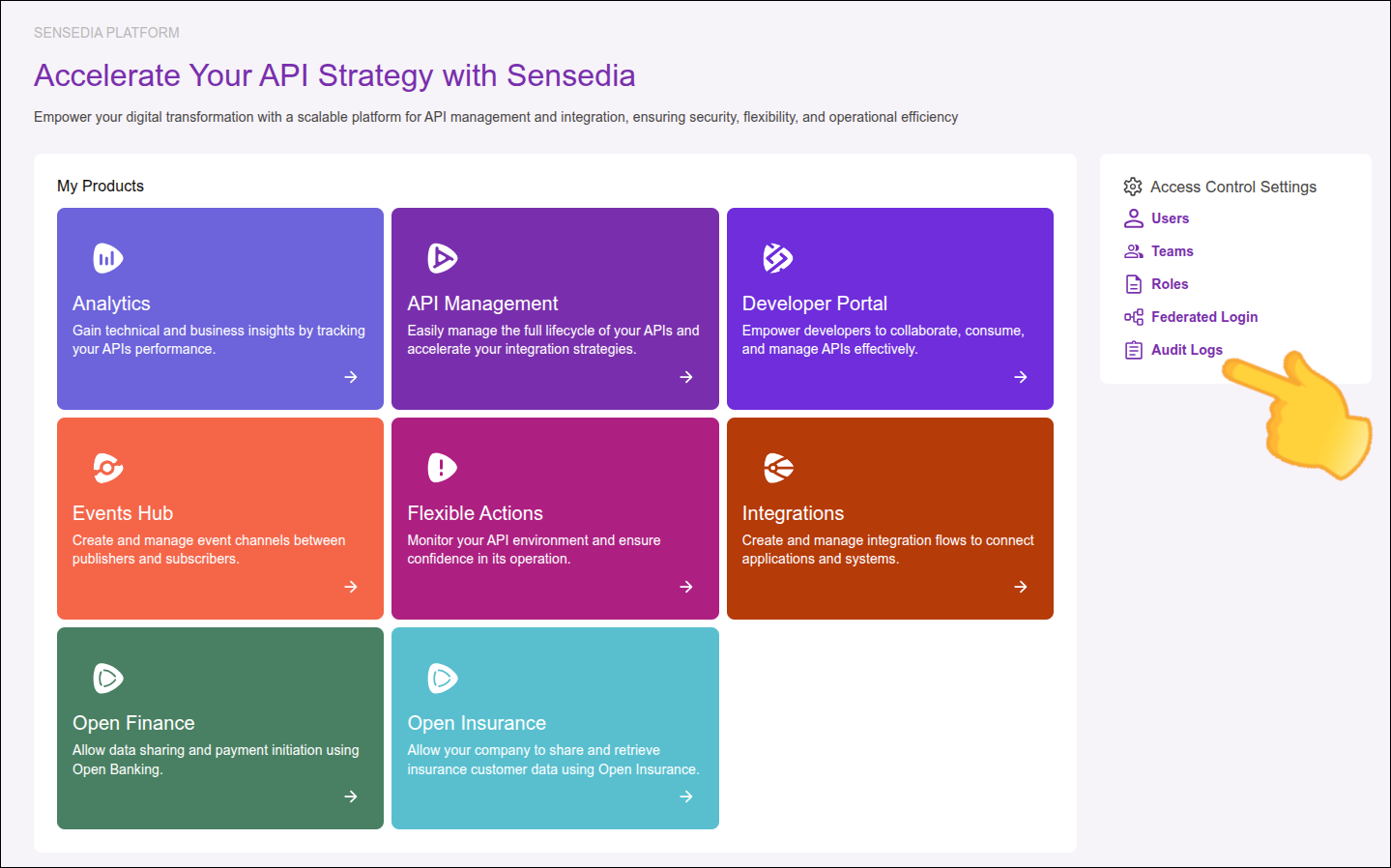 alt:"destaque para audit logs"