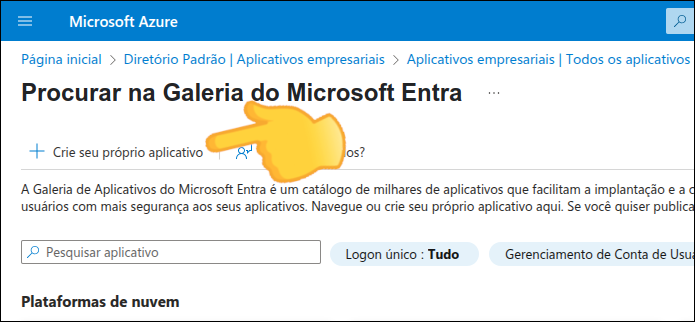 azure step4 create own app