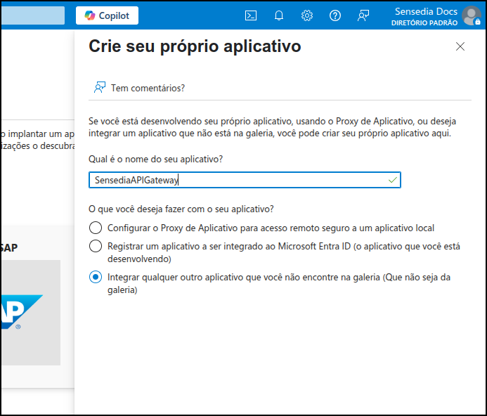 azure step5 create own app