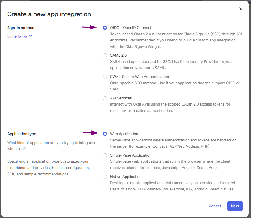 okta oidc openid connect