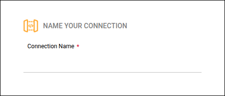 tela com campo para nome da conexão