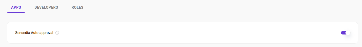 autoaprovação habilitada